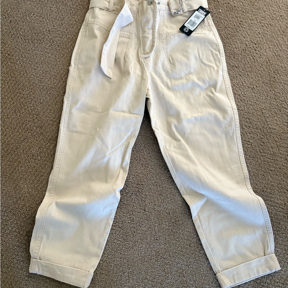 Kids Casual Cream Pants